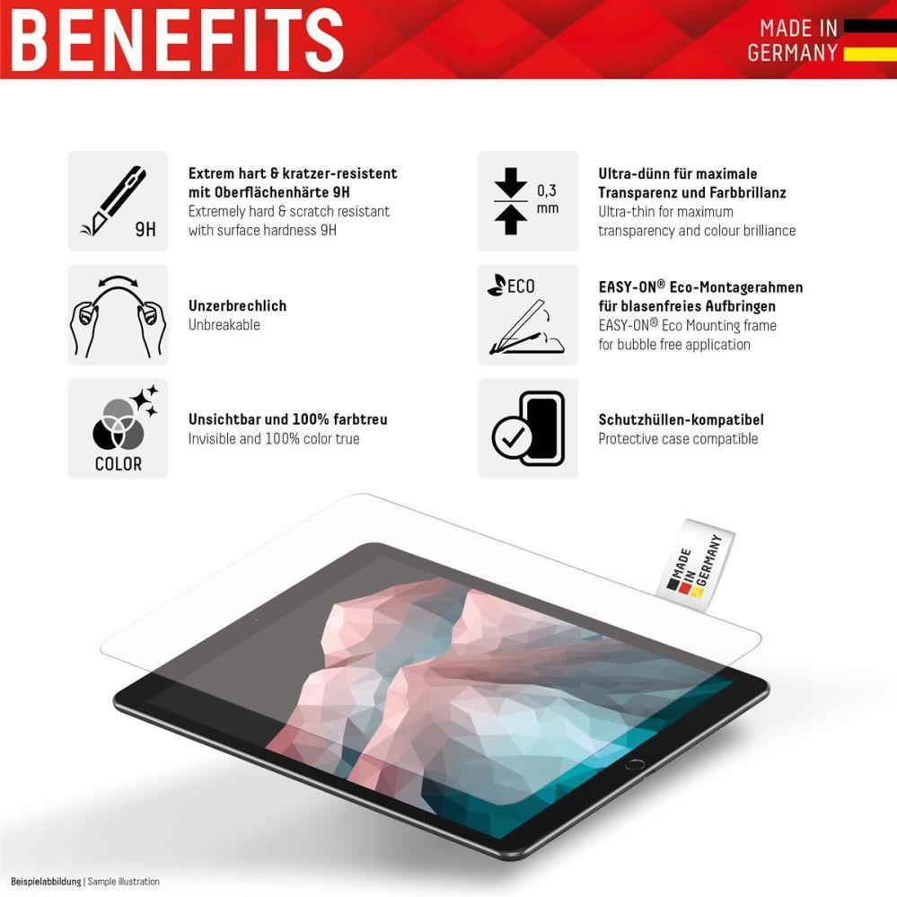 Kaitseklaasid displex  DISPLEX Tablet Glass iPad Pro11"(1/2/3/4)/Air(4/5)