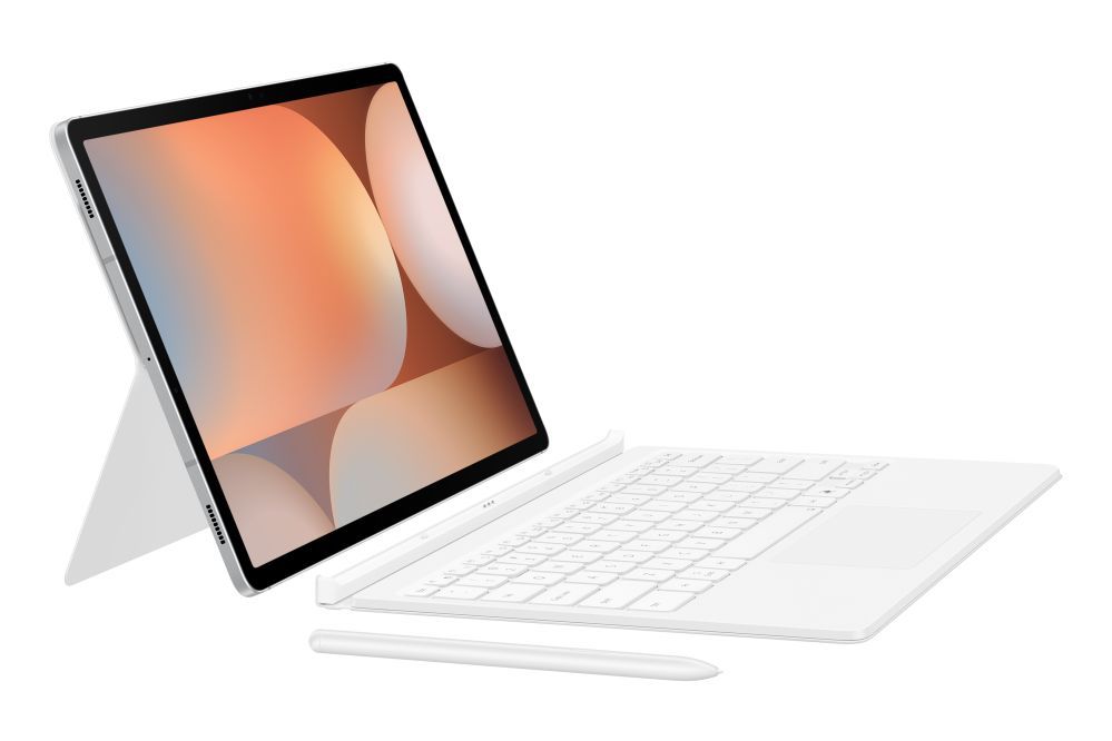 Book case Samsung  DX825UWE Book Cover Keyboard Samsung Galaxy Tab S10+/S9+/S9 FE+, White