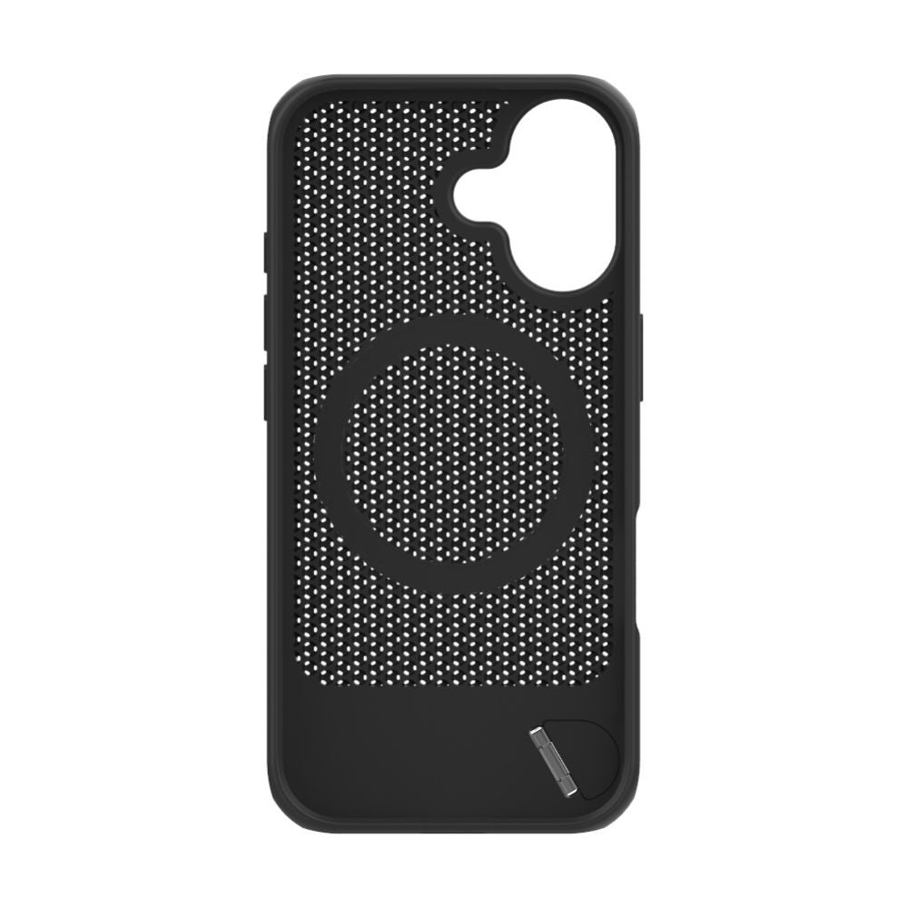 Back panel cover Evelatus Apple iPhone 17 Premium Case Magsafe With Stand Plastic Black