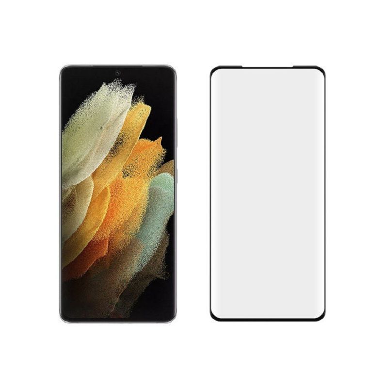 Protective Glass Evelatus Samsung Galaxy S21 Ultra 3D Full Cover Japan Glue Glass Anti-Static