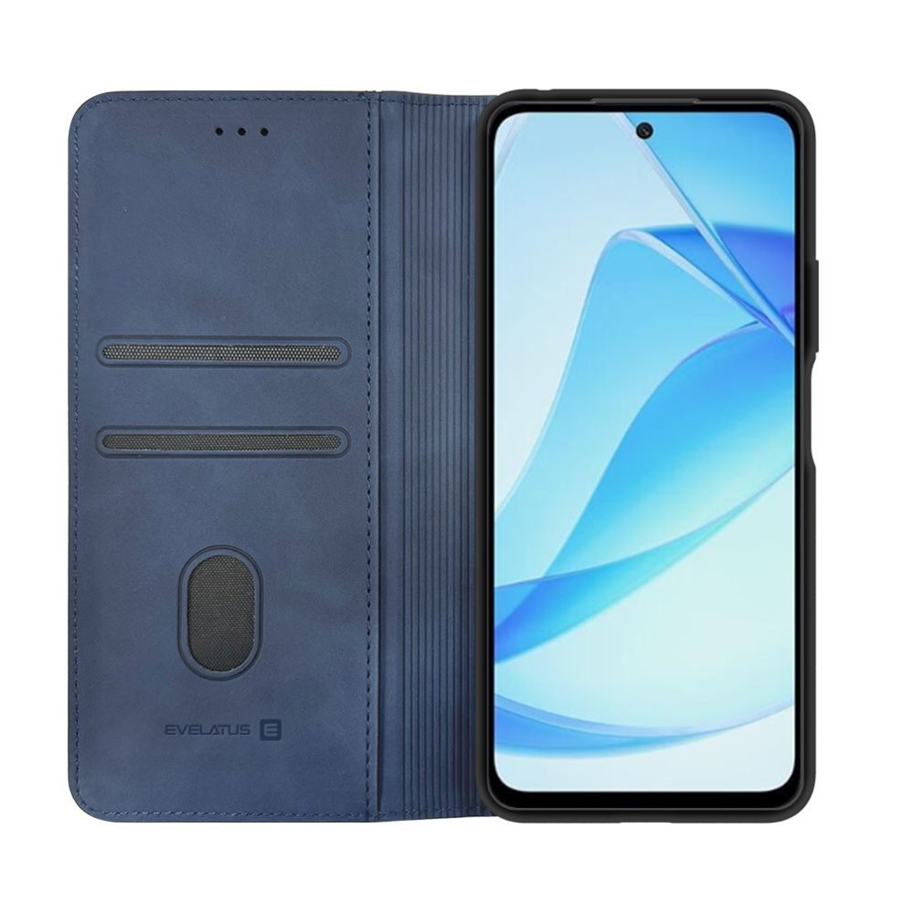 Чехол книжка Evelatus Xiaomi Redmi 15 4G Book Case Folio Dark Blue