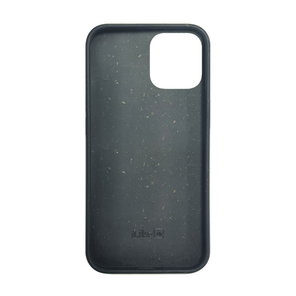 Tagakaaned iLike Apple iPhone 12 Pro Max Silicone plastic case Eco Print Design Black