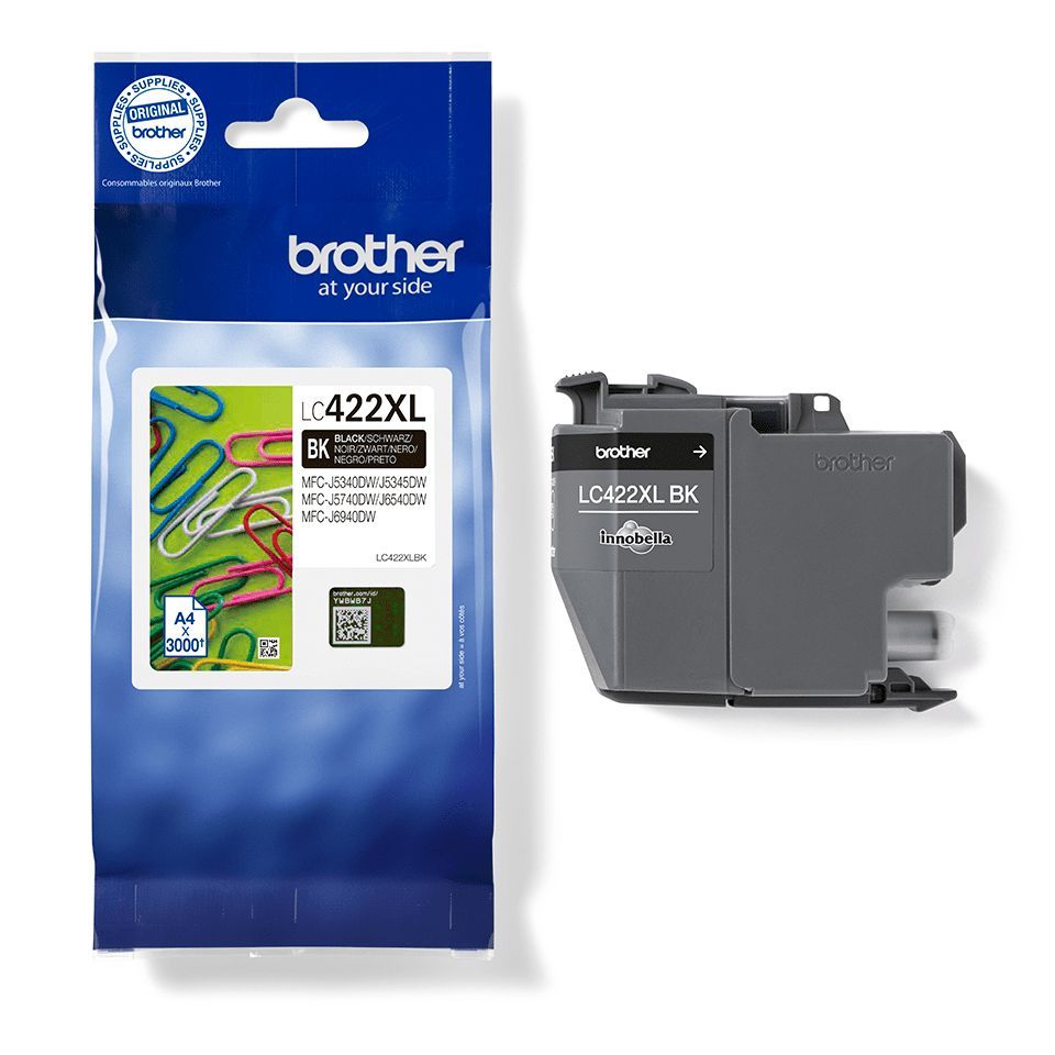 Аксессуары и расходные материалы Brother  LC422XLBK Ink Cartridge, Black