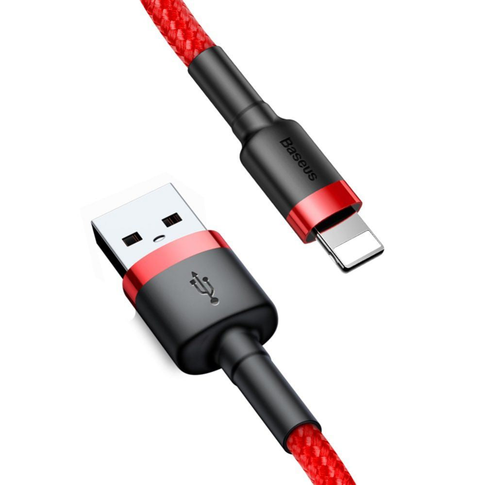 Кабель Baseus  Baseus Cafule USB-A / Lightning 2.4A QC 3.0 cable 0.5 m - red