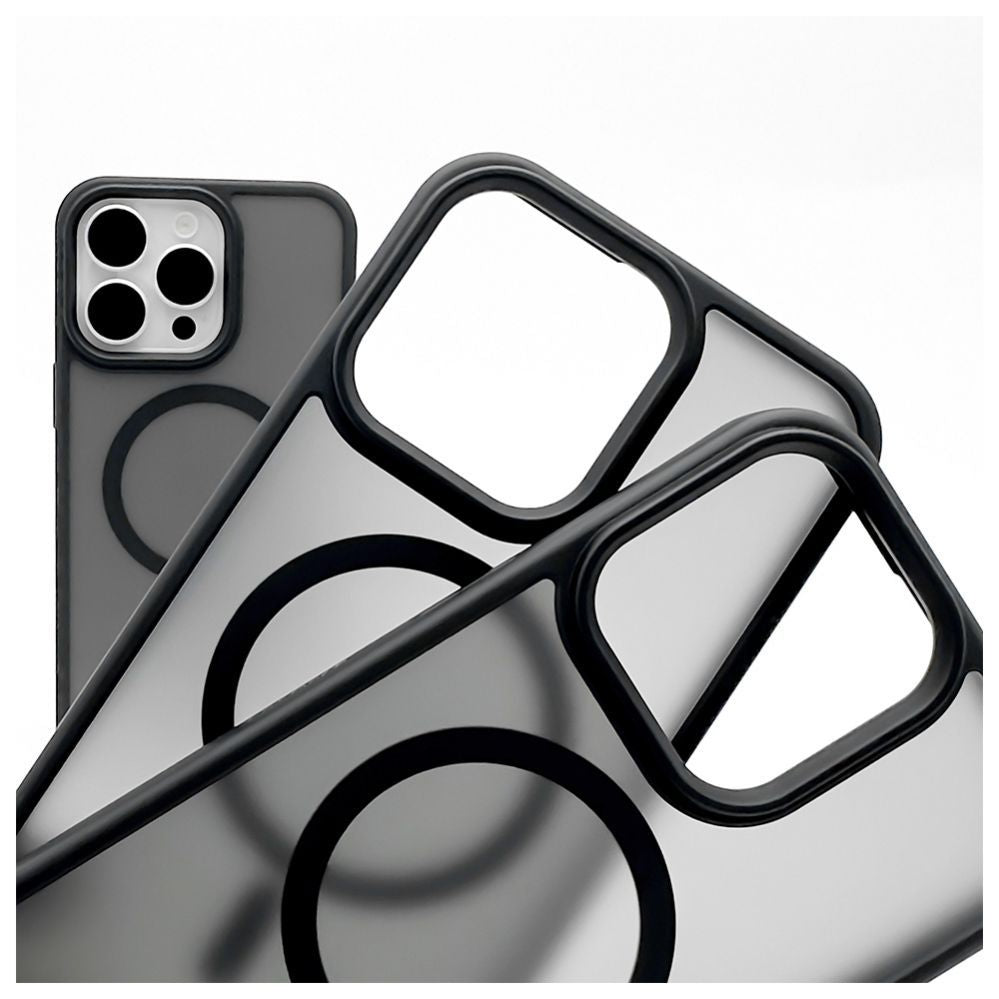 Tagakaaned Evelatus Apple iPhone 15 Pro Hybird Case With Magsafe PC+TPU Black