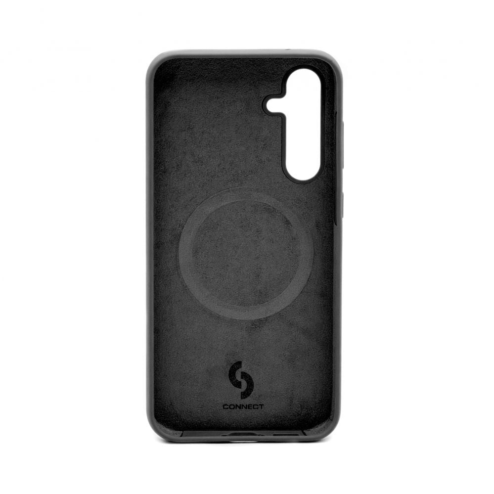 Чехол на заднюю панель Connect Samsung Galaxy S23 FE Premium Quality Magnetic Soft Touch Silicone Case Black