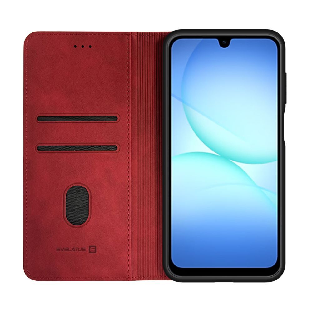 Kaaned - kaaned Evelatus Samsung Galaxy A17 Book Case Red