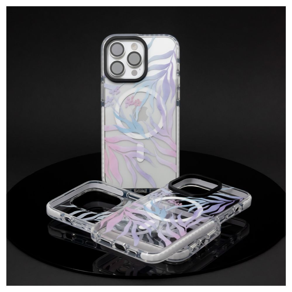Чехол на заднюю панель Evelatus Apple iPhone 15 Pro Max PC+TPU With MagSafe Customized Print Flower