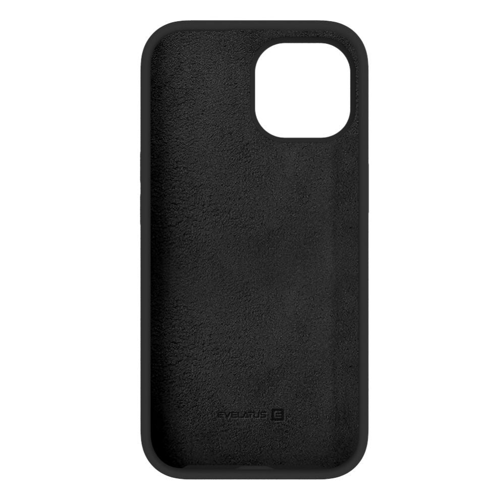 Tagakaaned Evelatus Apple iPhone 15 Plus Premium Soft Touch Silicone Case Black