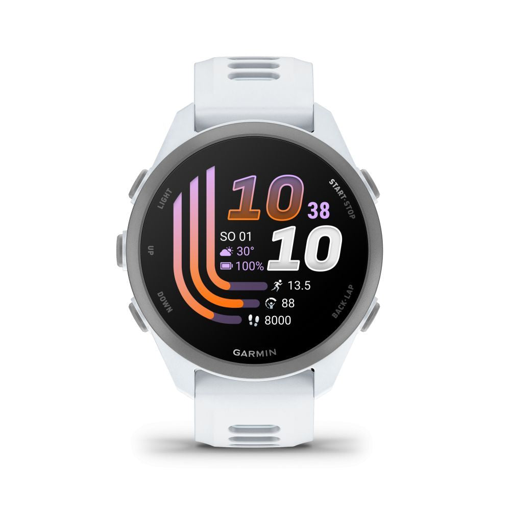 Nutikell Garmin  FORERUNNER 170 Whitestone with Whitestone/Cloud Blue Band
