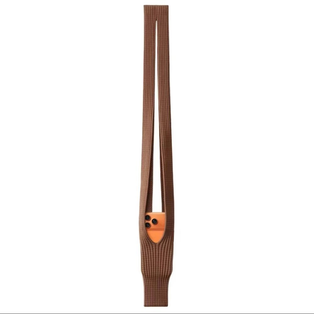 Tagakaaned machino  MACHINO iPhone sock LONG SIZE (80cm) Brown