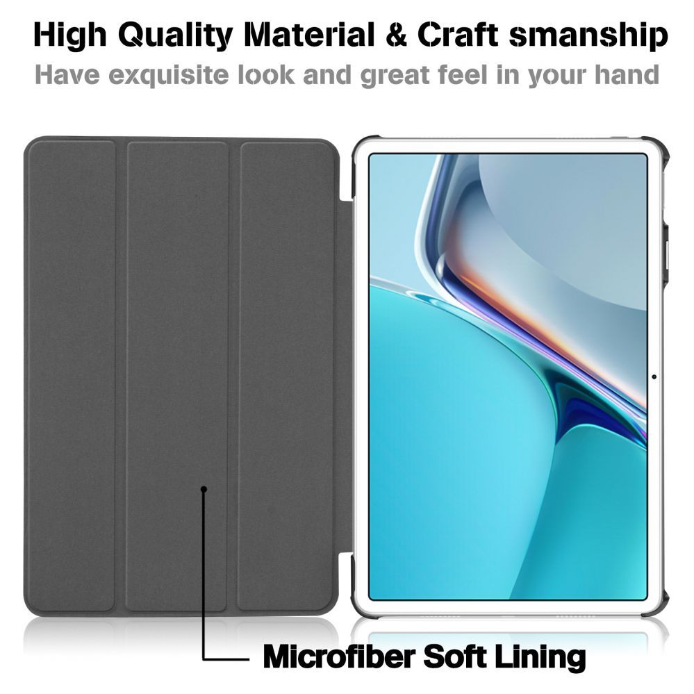 Kaaned iLike  iPad Mini 5 7.9 Tri-Fold Eco-Leather Stand Case Sky Blue