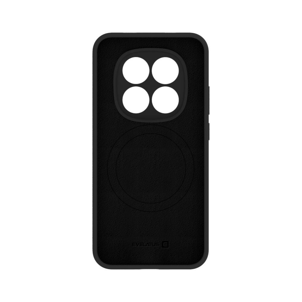 Чехол на заднюю панель Evelatus Xiaomi Redmi Note 15 Pro 5G Premium Magnetic Soft Touch Silicone Case Black