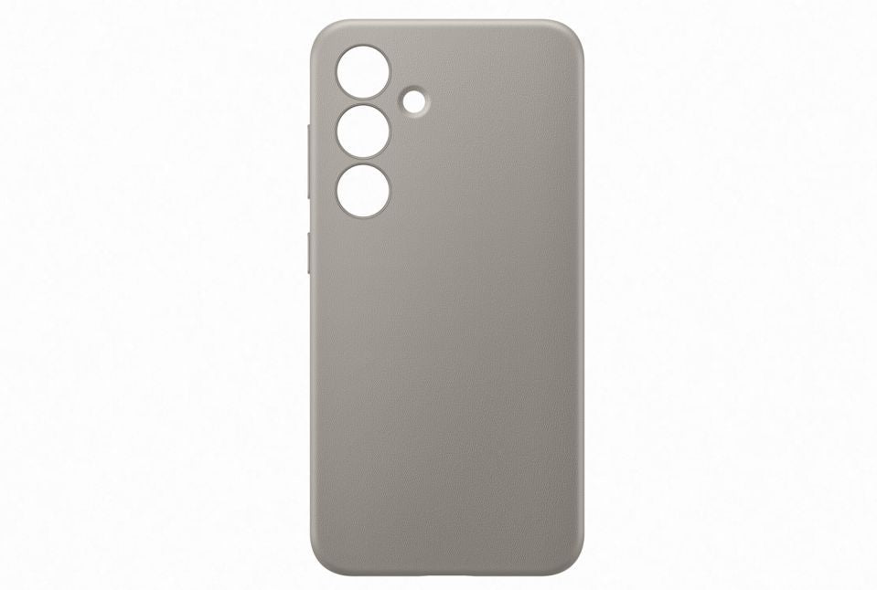 Back panel cover Samsung - FPS921HC Vegan Leather Case  for Samsung Galaxy S24, Taupe