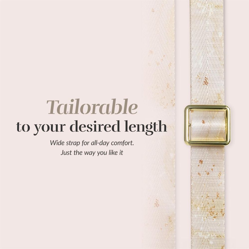 Back panel cover Mio  MIO Lanyard strap Gold Marble