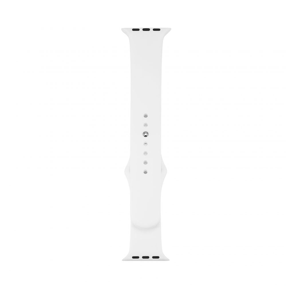 Strap Connect  Watch 42/44/45mm Silicone Loop Watch Strap (S/M 110mm) White