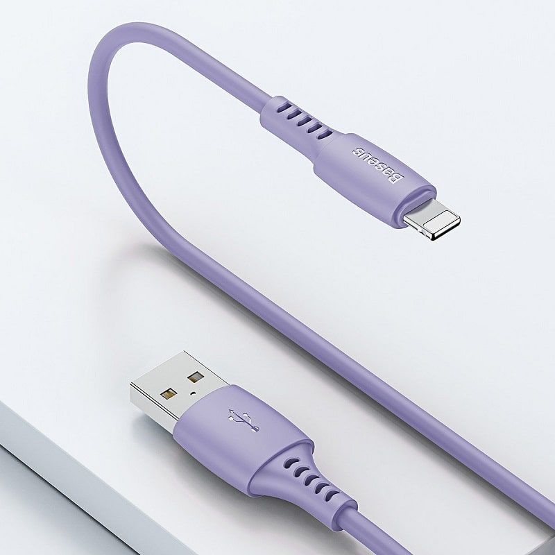 Cable Baseus - Yiven Cable USB to Lightning 2.4A 1.8M Blue Purple