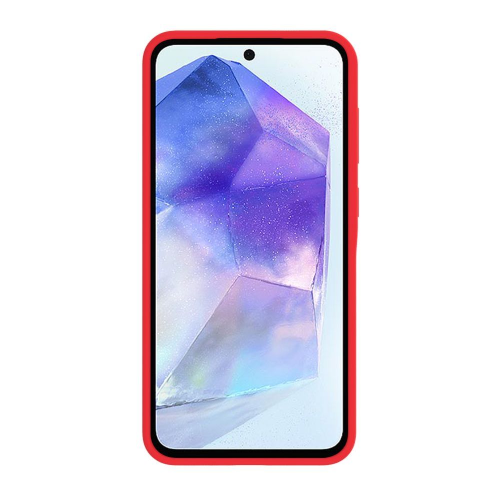 Чехол на заднюю панель Evelatus Samsung Galaxy A56 Premium Magnetic Soft Touch Silicone Case Red