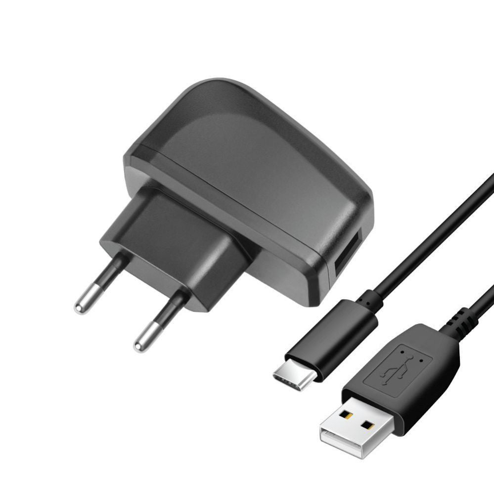 Cable Blue Star  Phone charger Blue Star Lite USB A 2A 10W + cable USB A to USB C TFK-TC-1095B black