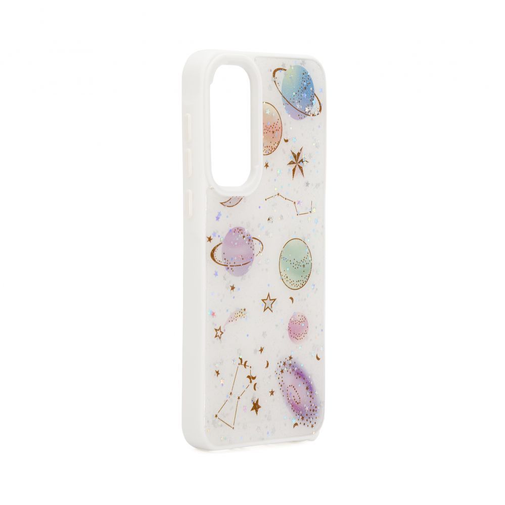 Чехол на заднюю панель iLike Samsung Galaxy A55 EPOXY CARTOON COVER White