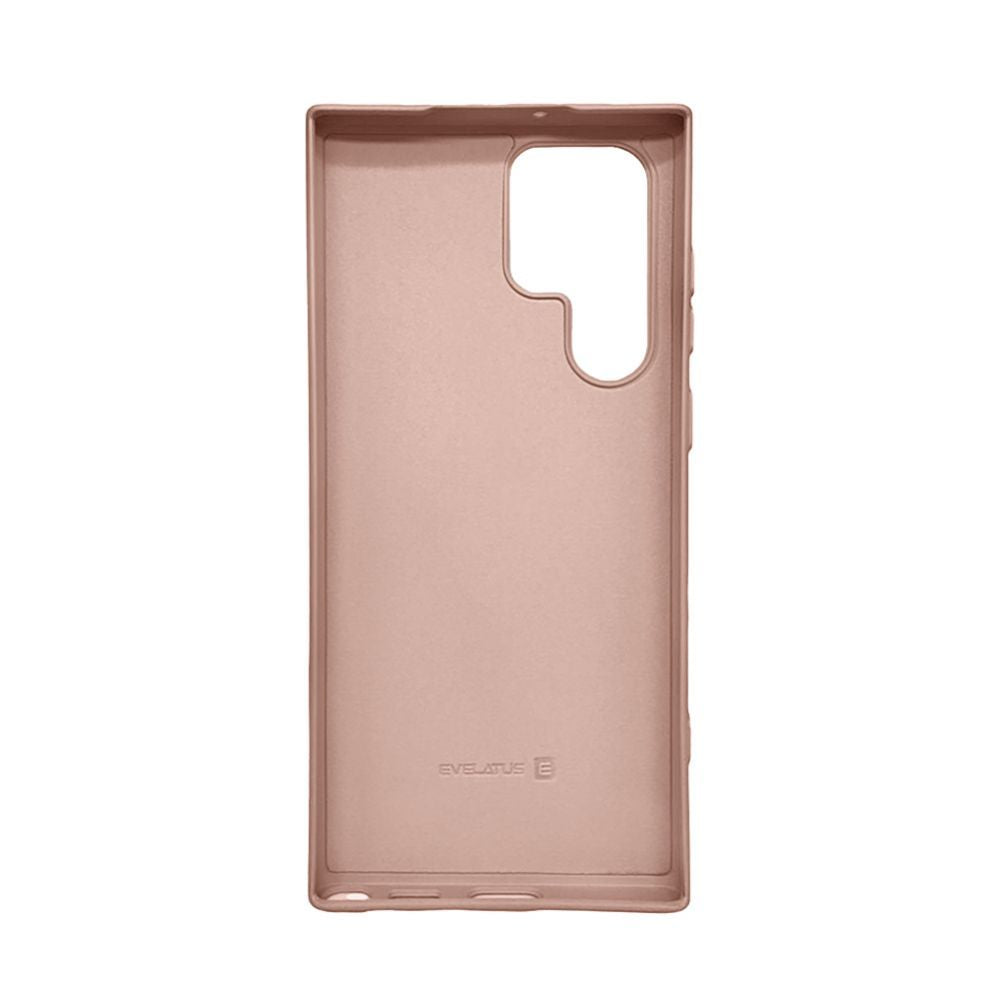 Tagakaaned Evelatus Samsung Galaxy S22 Ultra Nano Silicone Case Soft Touch TPU Beige