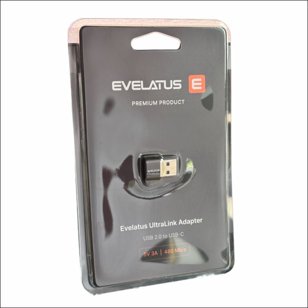 Üleminek Evelatus  Evelatus UltraLink OTG Adapter USB 3.0 to USB-C 5V 3A  |  480 Mb/s Abyss Blue