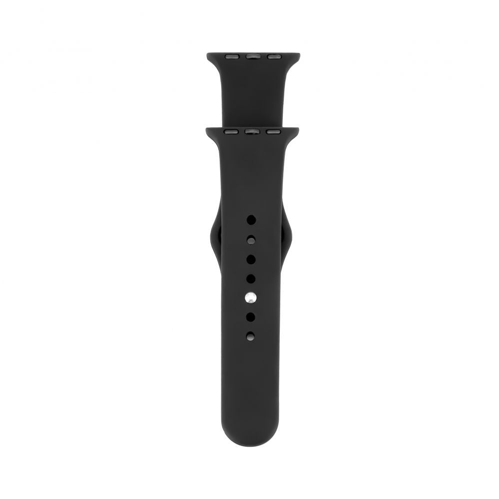 Rihm Connect  Watch 38/40/41mm Silicone Loop Watch Strap (110mm S/M) Black