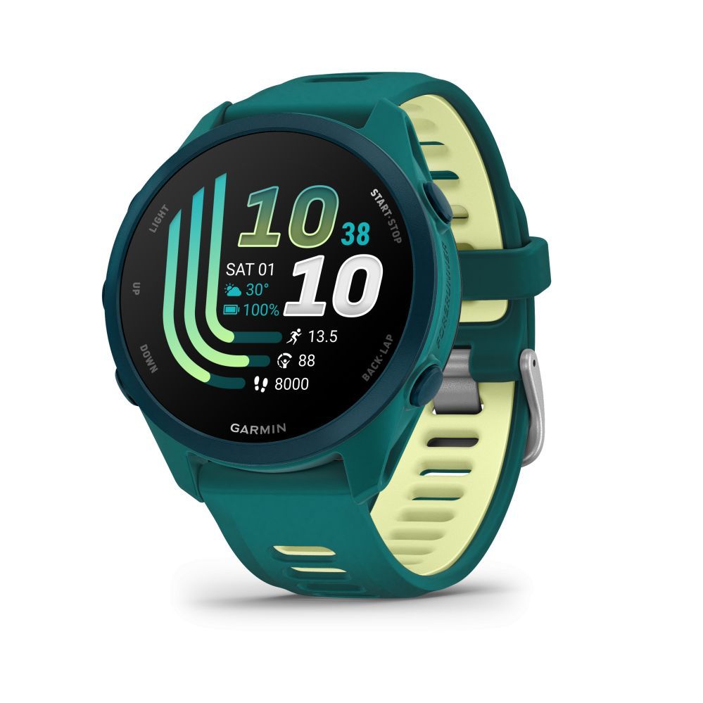 Nutikell Garmin  Forerunner 170 Music, Teal Green with Teal Green/Citron Band