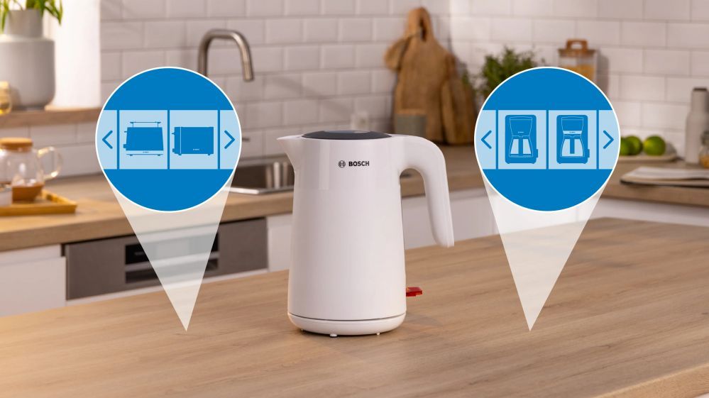 Veekeetja Bosch  Kettle | TWK2M161 MyMoment | Electric | 2400 W | 1.7 L | Plastic | 360° rotational base | White