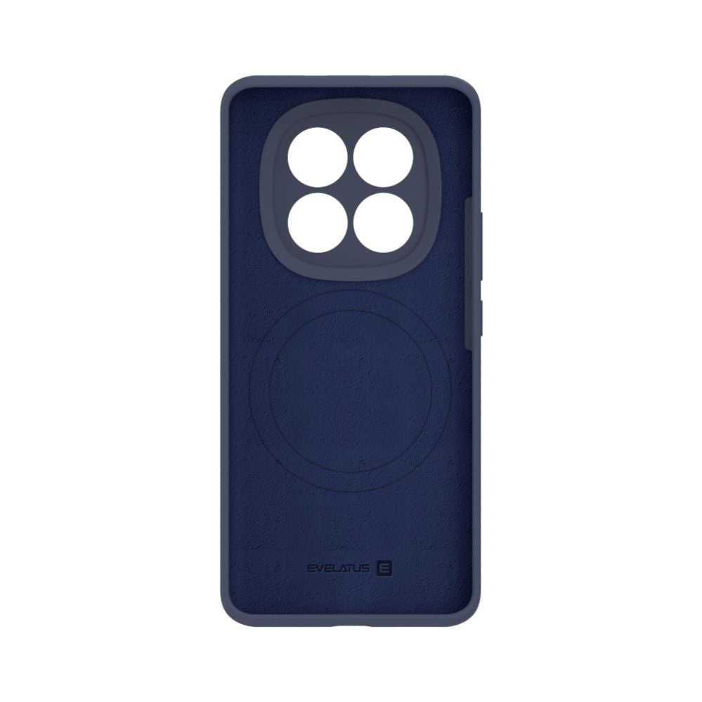 Tagakaaned Evelatus Xiaomi Redmi Note 15 5G Premium Magnetic Soft Touch Silicone Case Dark Blue