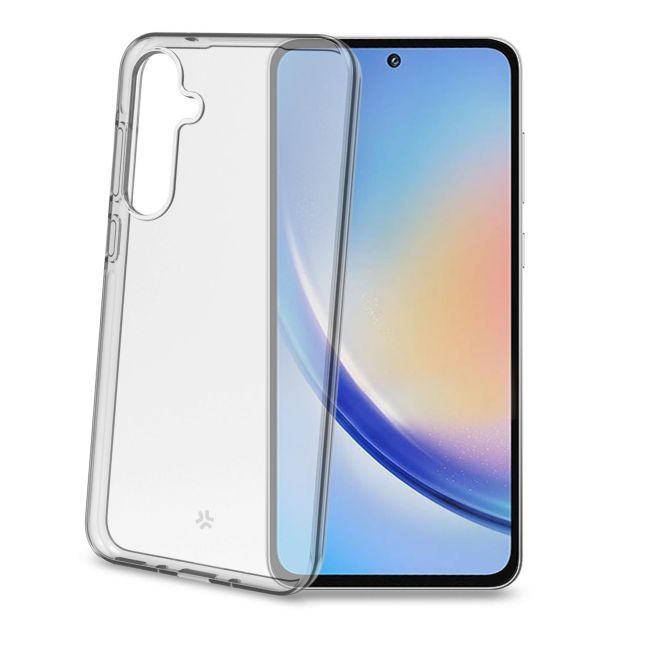 Back panel cover CELLY  CELLY Gelskin back coverSamsung Galaxy A55 5G, Transparent