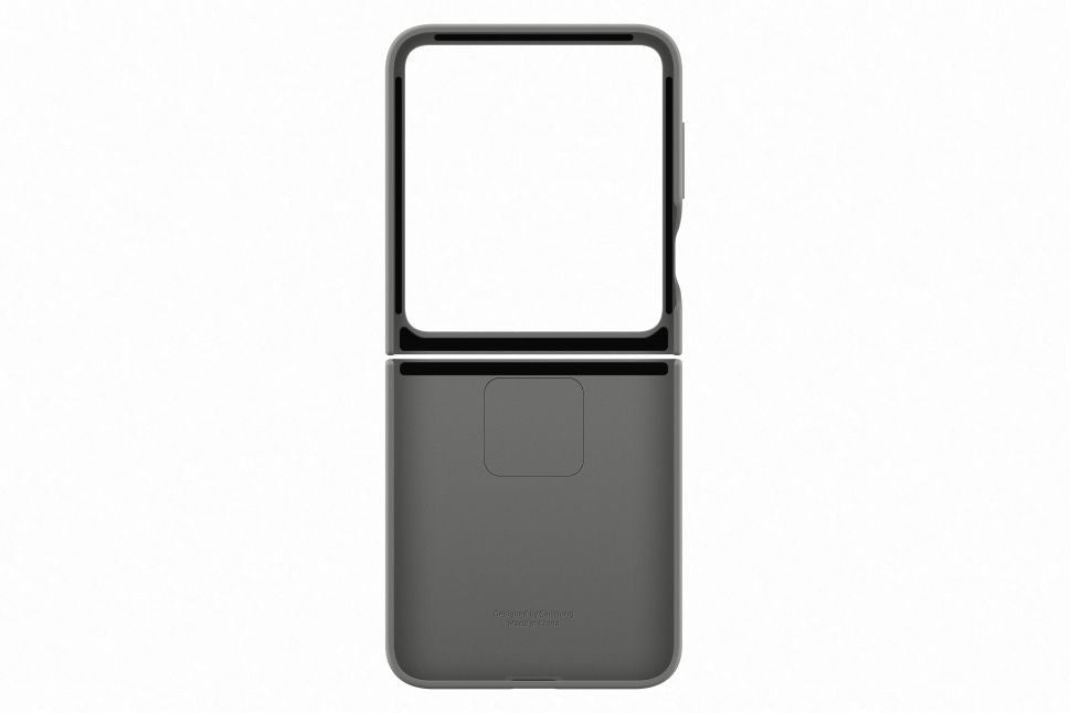 Back panel cover Samsung  PF741TJEGWW Silicone Case Samsung Galaxy Flip6, Gray