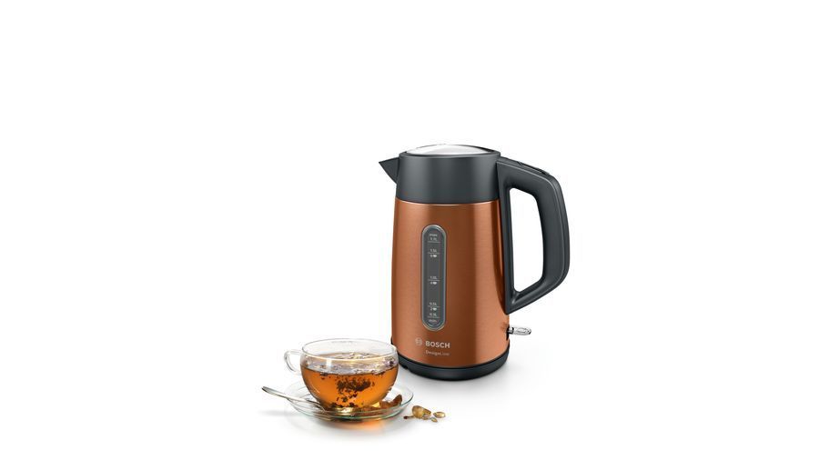 Veekeetja Bosch  Kettle TWK4P439 Electric, 2400 W, 1.7 L, Stainless steel, Copper, 360° rotational base