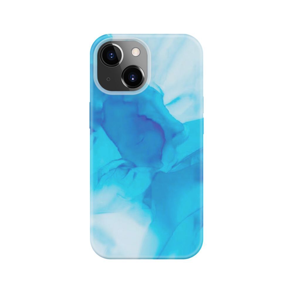 Чехол на заднюю панель Evelatus Apple iPhone 15 Plus Premium Silicone case Customized Print Blue