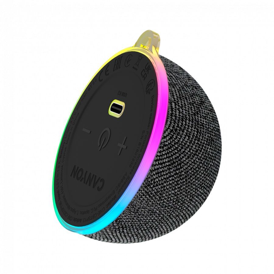 Juhtmevabad kõlarid Canyon  CANYON Magnetic BT speaker OnMove 13 5W Black