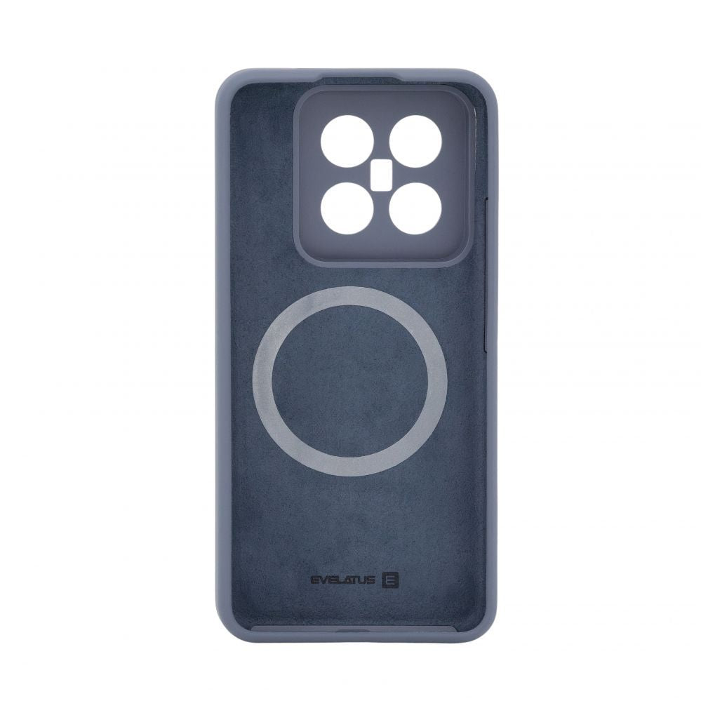 Back panel cover Evelatus Xiaomi 14 Pro Premium Soft Touch Silicone Case Midnight Blue