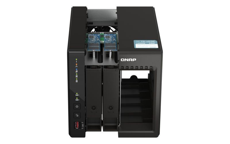 Флеш-накопитель QNAP  2-Bay desktop NAS 	TS-253E-8G J6412 4-core, Processor frequency 2.6 GHz, 8 GB, 2 x HDMI 1.4b, 2x M.2 2280 PCIe slots, 2x USB 2.0; 2 x USB Type-A