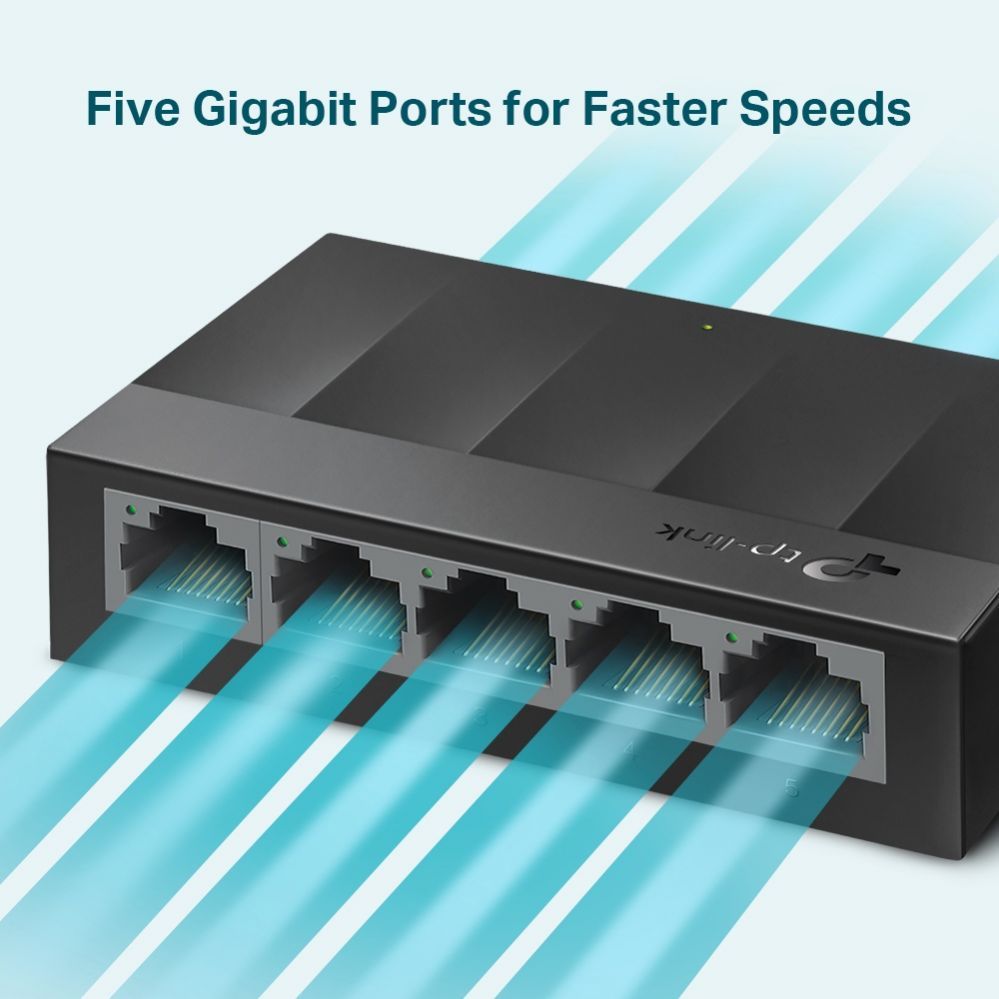 Server – muud tarvikud TP-Link  5-Port Desktop Switch LS1005G Unmanaged, Desktop