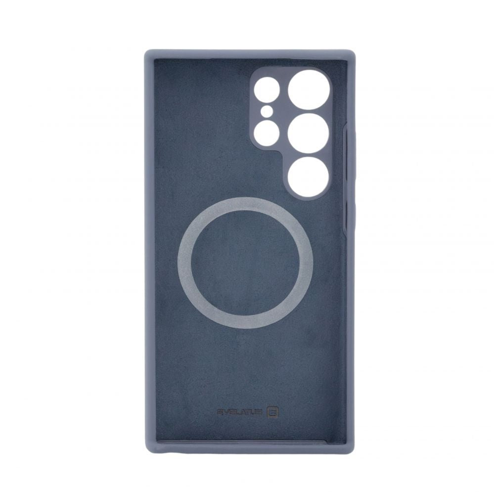 Чехол на заднюю панель Evelatus Samsung Galaxy S24 Ultra Premium Magsafe Soft Touch Silicone Case Midnight Blue