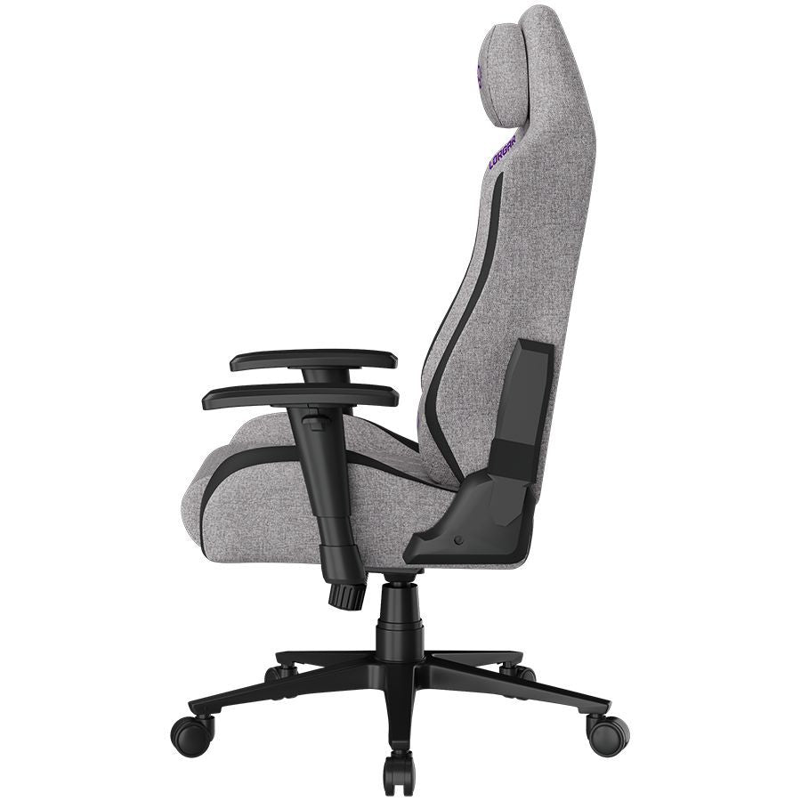 Computer chairs / desks LORGAR  LORGAR CHA41, Ergonomic Gaming Chair Advanced, premium anti-stain fabric, Grey