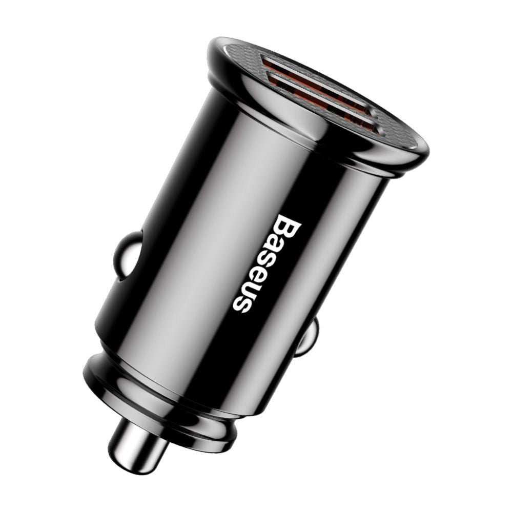 Kaabel Baseus  Baseus Circular smart car charger 2x USB QC3.0 Quick Charge 3.0 SCP AFC 30W black (CCALL-YD01)