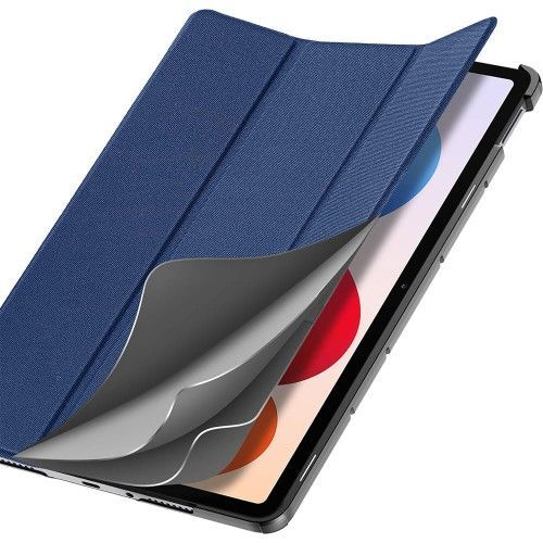 Book case Dux Ducis Xiaomi Redmi Pad 2 Pro Domo Series Tri-fold Stand PU Leather Tablet Cover Blue