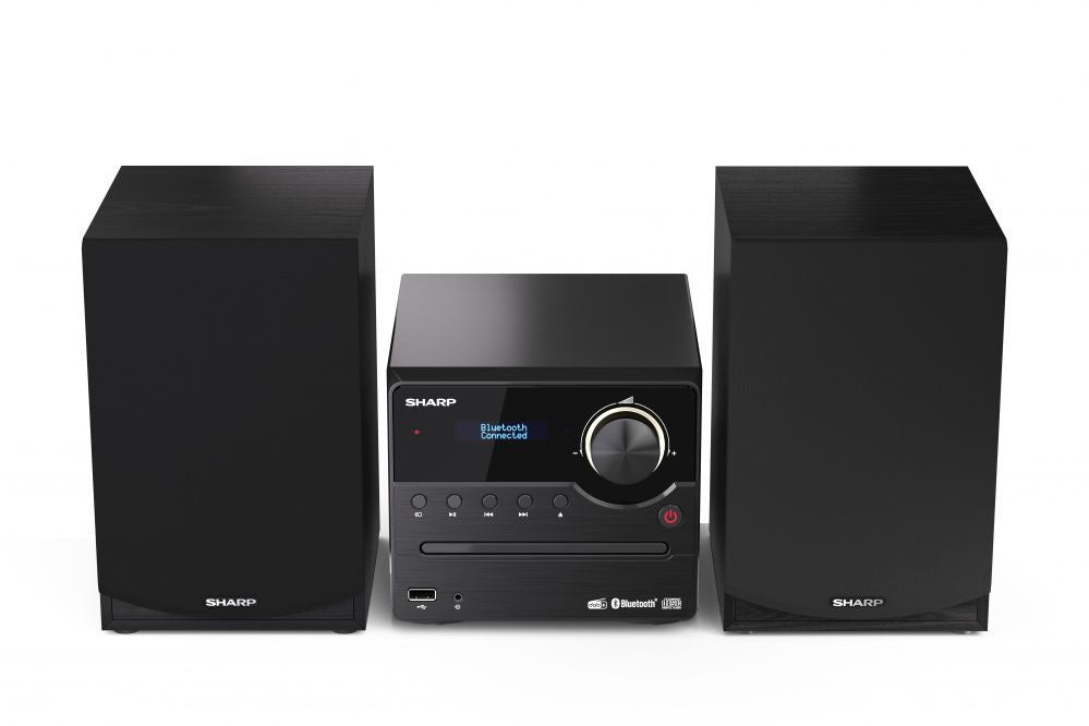 Интерактивное решение Sharp  XL-B517D(BK) Hi-Fi Micro System, CD/FM/USB/Bluetooth v5.0, Aux-in, 45W, Black