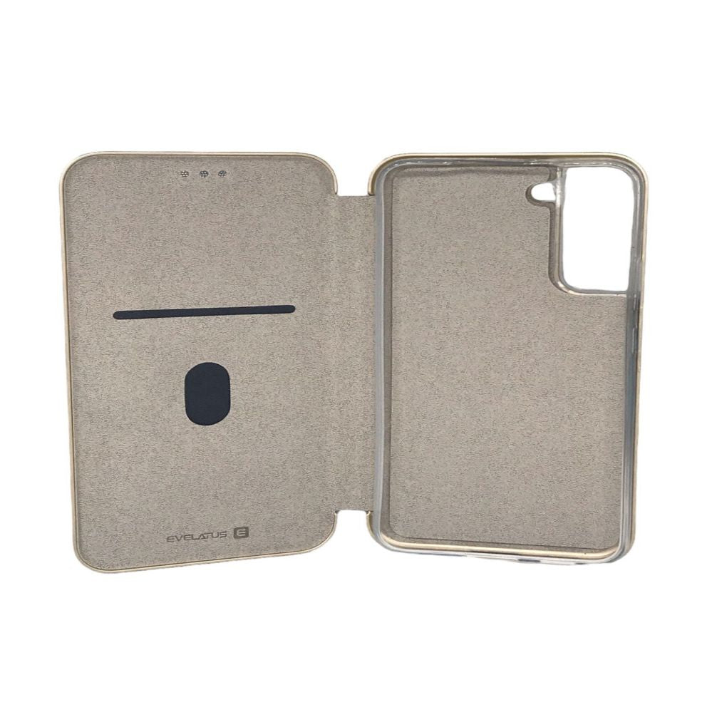 Kaaned - kaaned Evelatus Samsung Galaxy S22 Plus Book Case Gold