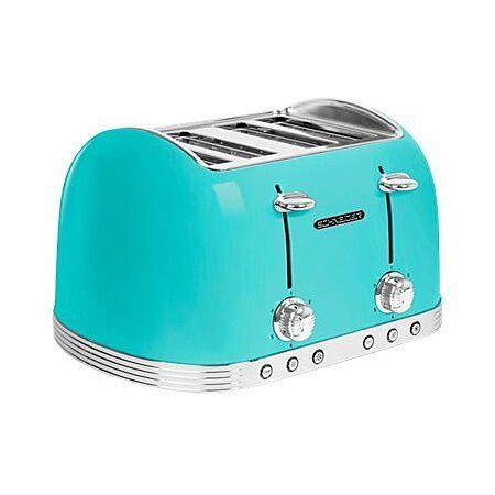 Электротовары и принадлежности Schneider  ACAPULCO 4-SLOT VINTAGE TOASTER Green