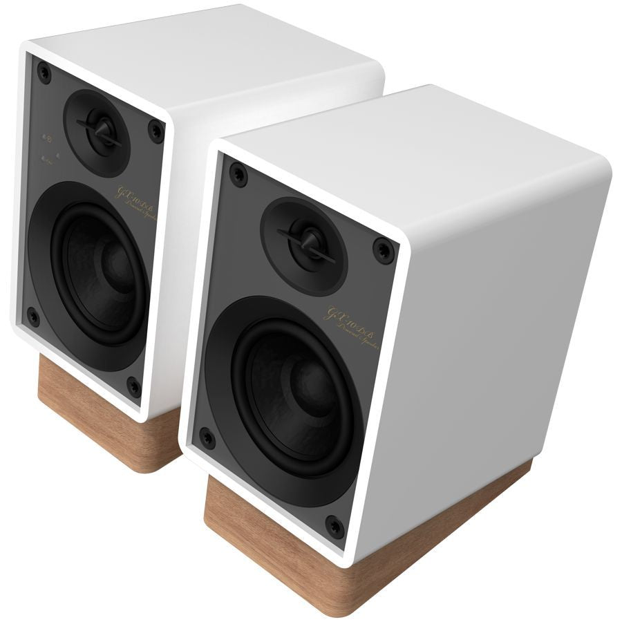 Record players ONKYO Onkyo Creator Series GX-10DB Powered Speakers, White, pair