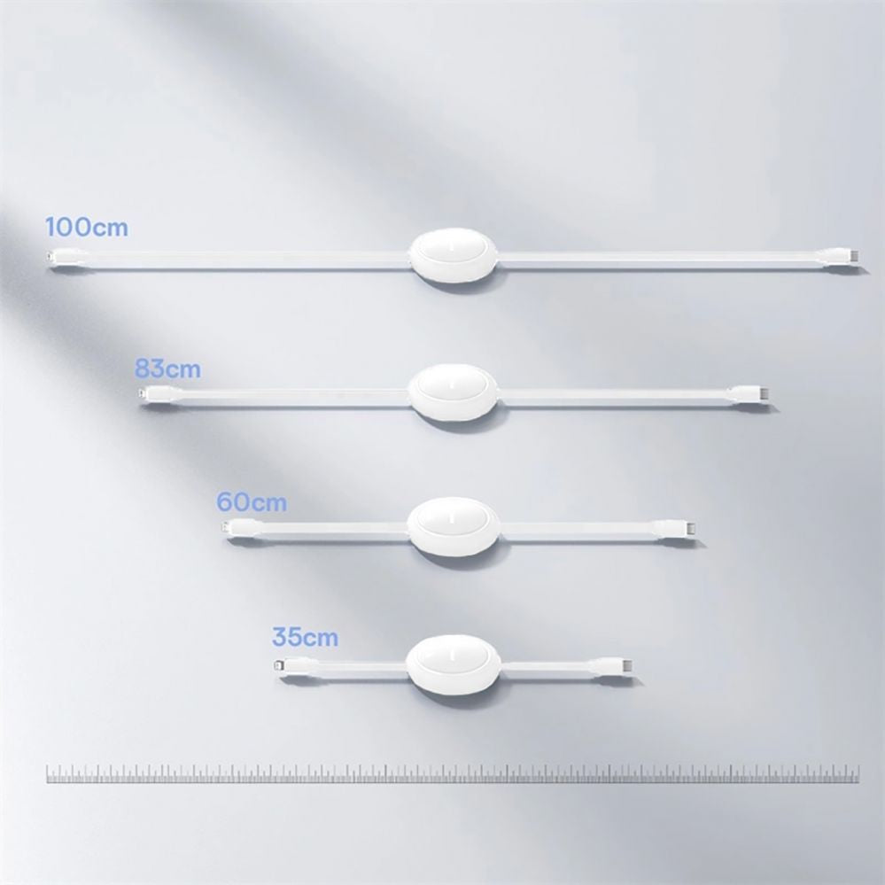 Cable Baseus  Baseus Free2Pull Cable Retractable USB-C / Lightning 20W 1m - White
