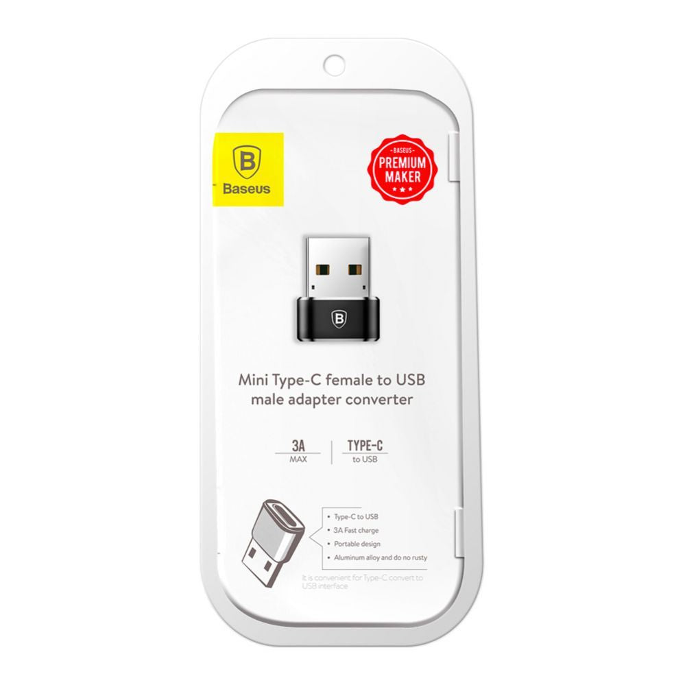 Кабель Baseus  Baseus Mini USB-C to USB-A adapter - black