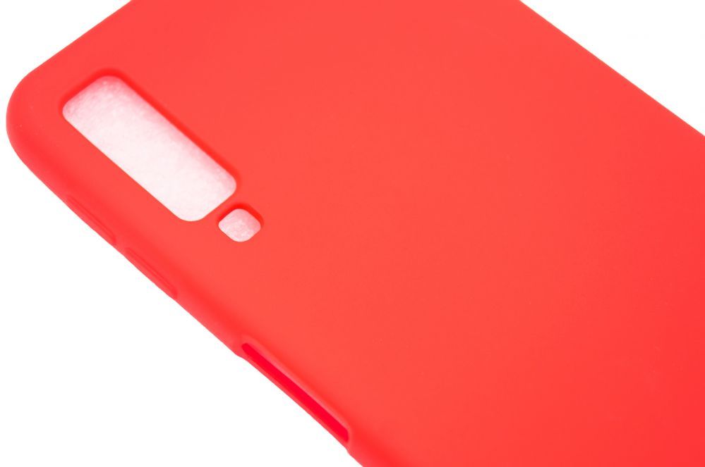 Чехол на заднюю панель Evelatus Samsung Galaxy A7 2018 Nano Silicone Case Soft Touch TPU Red