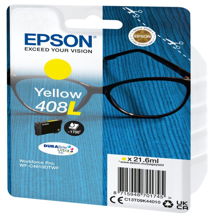 Printer accessories EPSON  DURABrite Ultra 408L Ink cartrige, Yellow